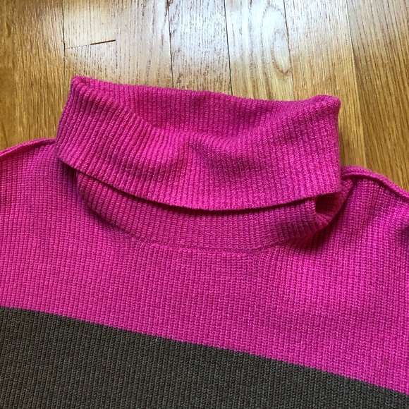 Cute block design knit sweater - Picture 3 of 3